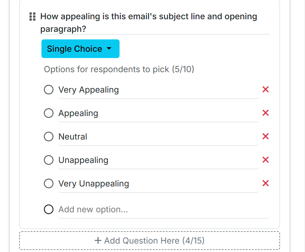 AI Helper for Audience and Survey Creation